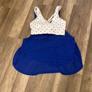 Fabletics shirt with bra top